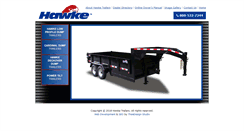 Desktop Screenshot of hawketrailers.com